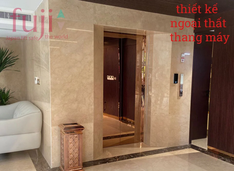 thiết kế ngoại thất thang máy