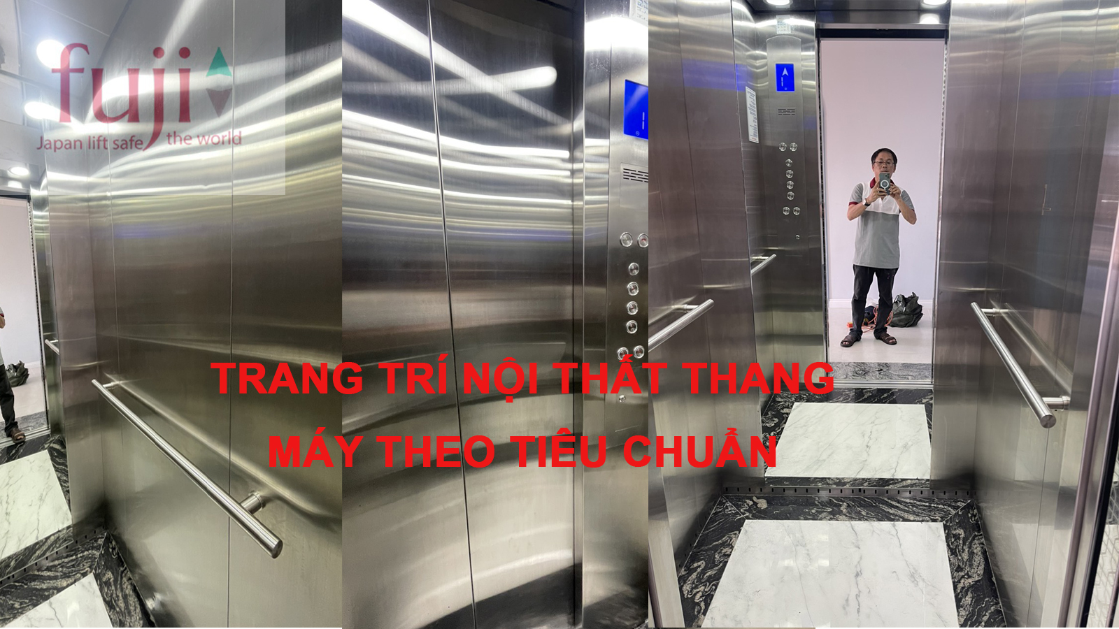 trang trí nội thất thang máy theo tiêu chuẩn