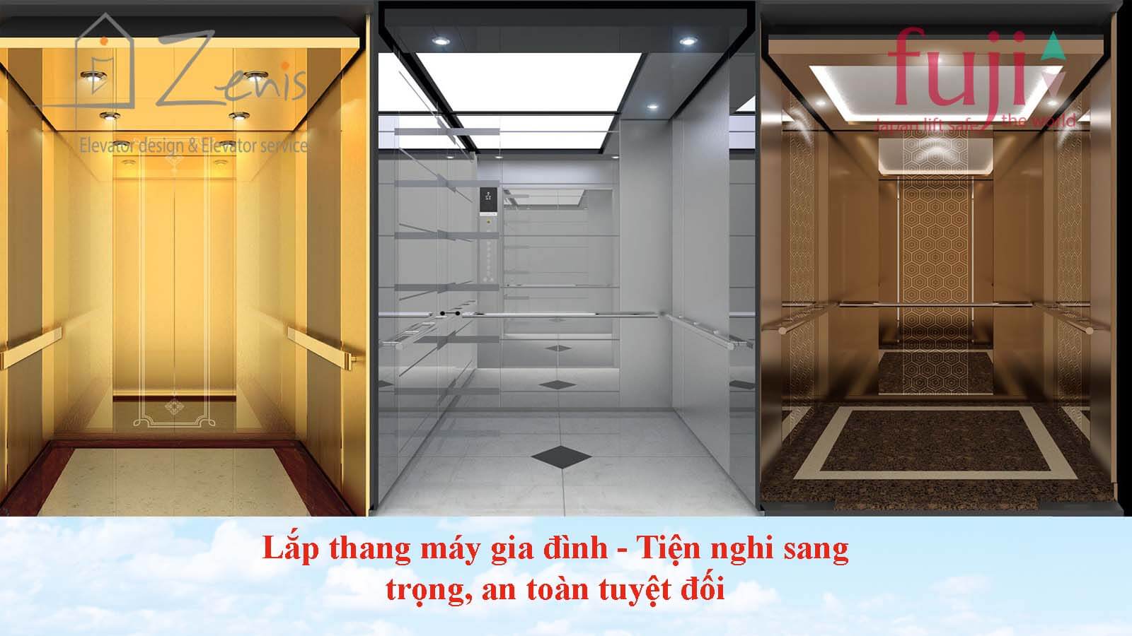 Lắp thang máy gia đình - Tiện nghi sang trọng, an toàn tuyệt đối