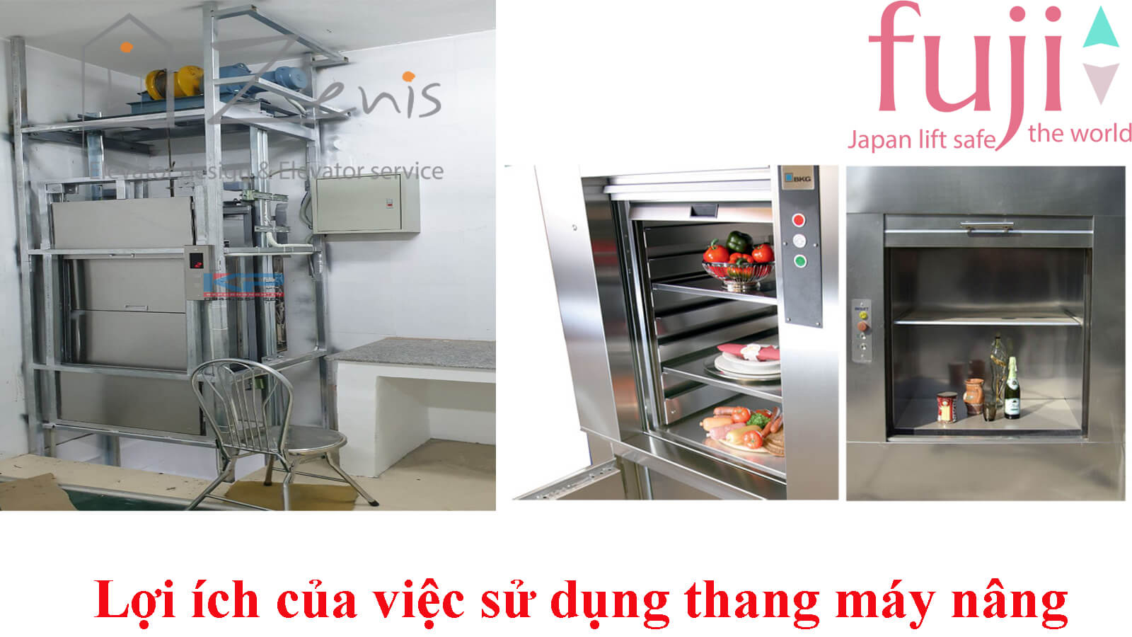 Lợi ích thang máy nâng hàng