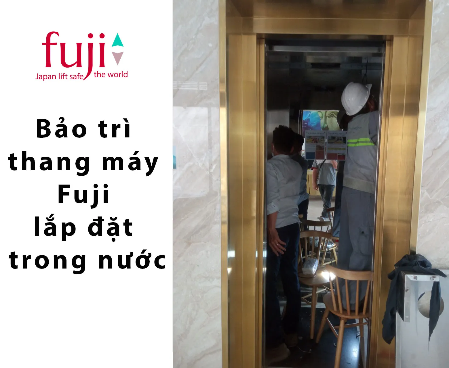 Chi phí bảo trì thang máy gia đình nội địa Fuji Nhật Bản