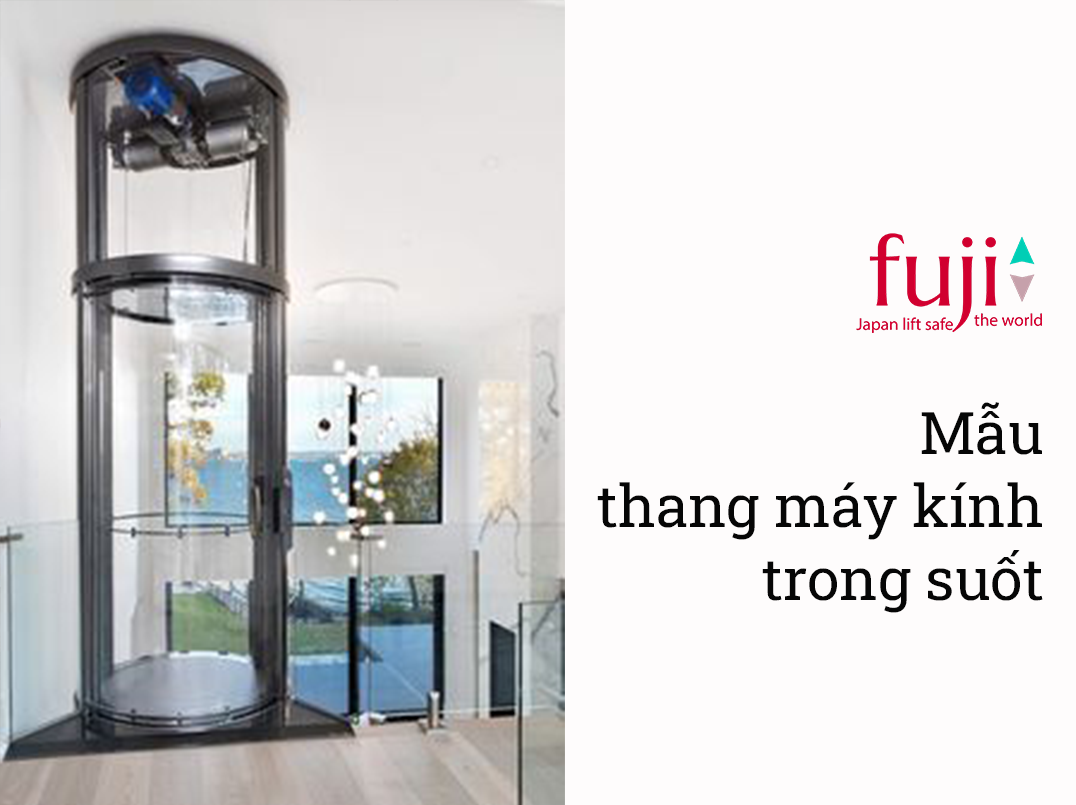 Mẫu thang máy kính trong suốt