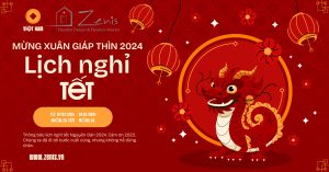 lịch nghỉ tết giáp thìn 2024