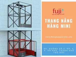 Thang nâng hàng mini